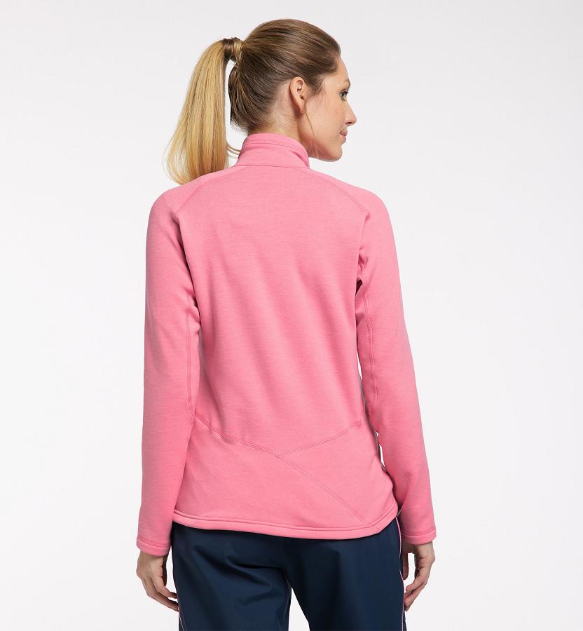 Haglöfs Womens Heron Fleece Pink New Zealand 30576QSTX